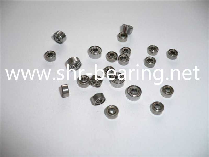 SYBR SS695 Miniature Stainless Steel Ball Bearings Size Chart