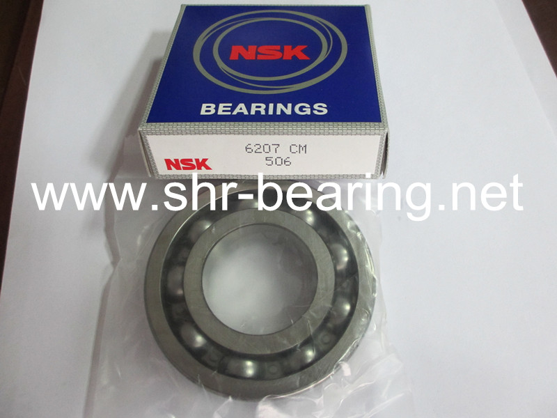 NSK deep groove ball bearing single row 6207 ball bearings