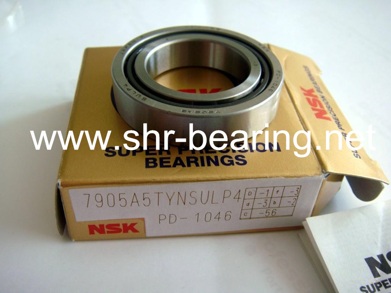 NSK CNC maintenance 7905A5TYNSULP4 7905CTYNSULP4 Precision Machine Tool Bearings